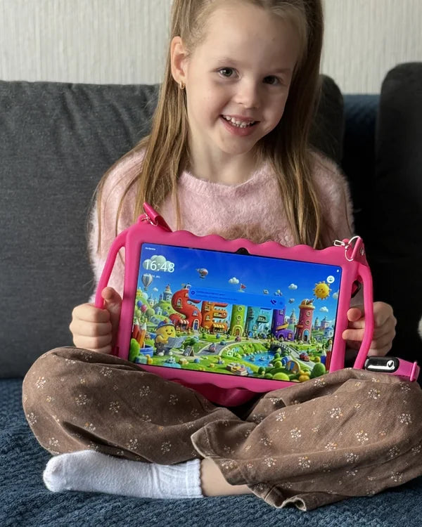 Laps Seifli tahvelarvutiga