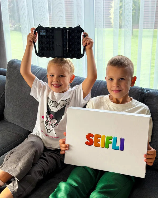 Laps Seifli tahvelarvutiga