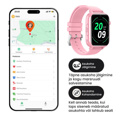 SEIFLI™ Pro Nutikell Lastele Asukohajälgimise, Kaamera, Kõnede, Rakenduste ja Paljuga Muuga