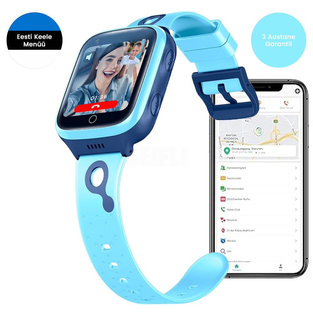 SEIFLI™ Smart Nutikell Lastele Asukohajälgimise, Kaamera, Kõnede ja Paljuga Muuga